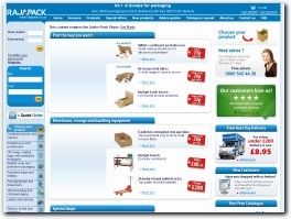 http://www.rajapack.co.uk website