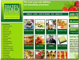 http://www.tastescatering.co.uk/ website