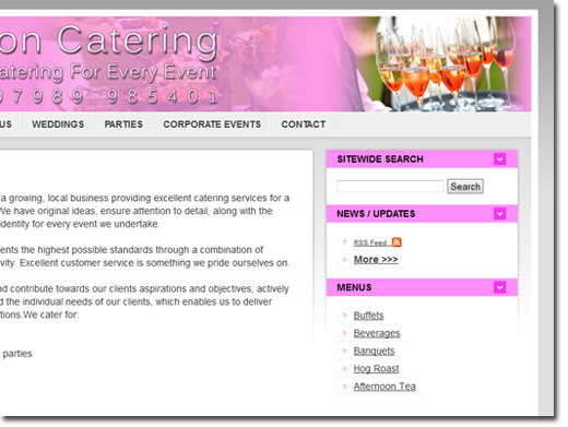 http://www.saffronoutsidecatering.co.uk website