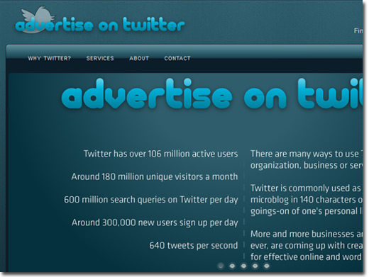 http://www.advertiseontwitter.co.uk website