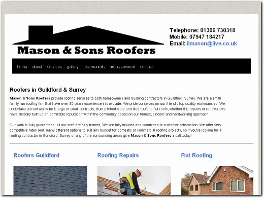 http://www.masonandsonsroofers.co.uk website