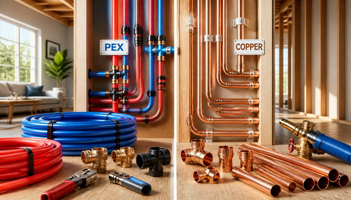 PEX vs. Copper Piping: Which Option Is Best for Your Repipe Project?