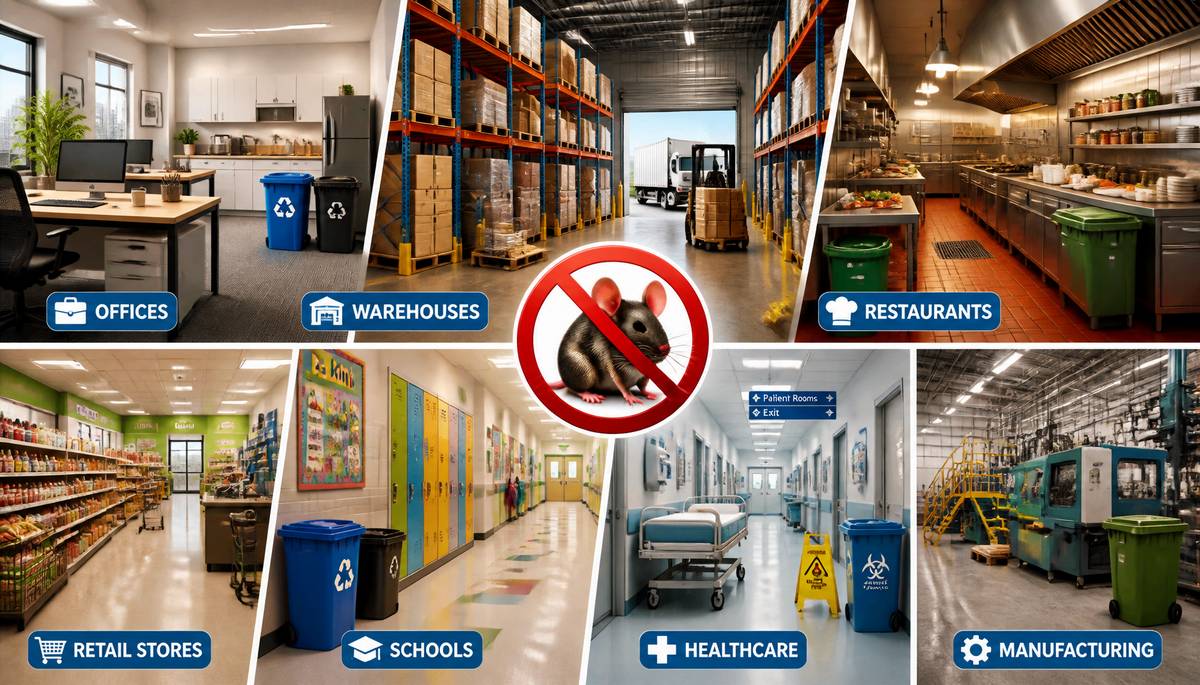 How Different Types of Business Premises Face Very Different Pest Challenges