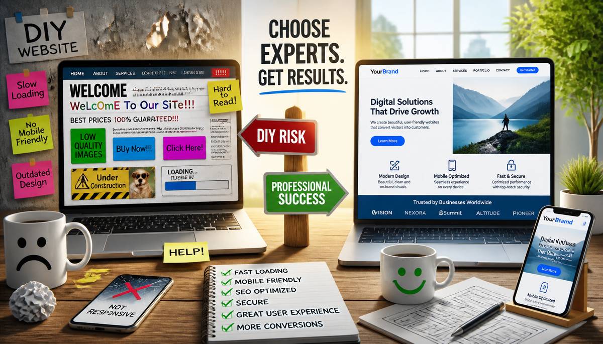DIY or Die Trying? Why Your Website Deserves a Professional Touch