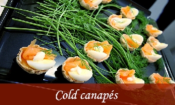 cold canapes