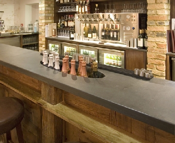 slate bar and restaurant tops