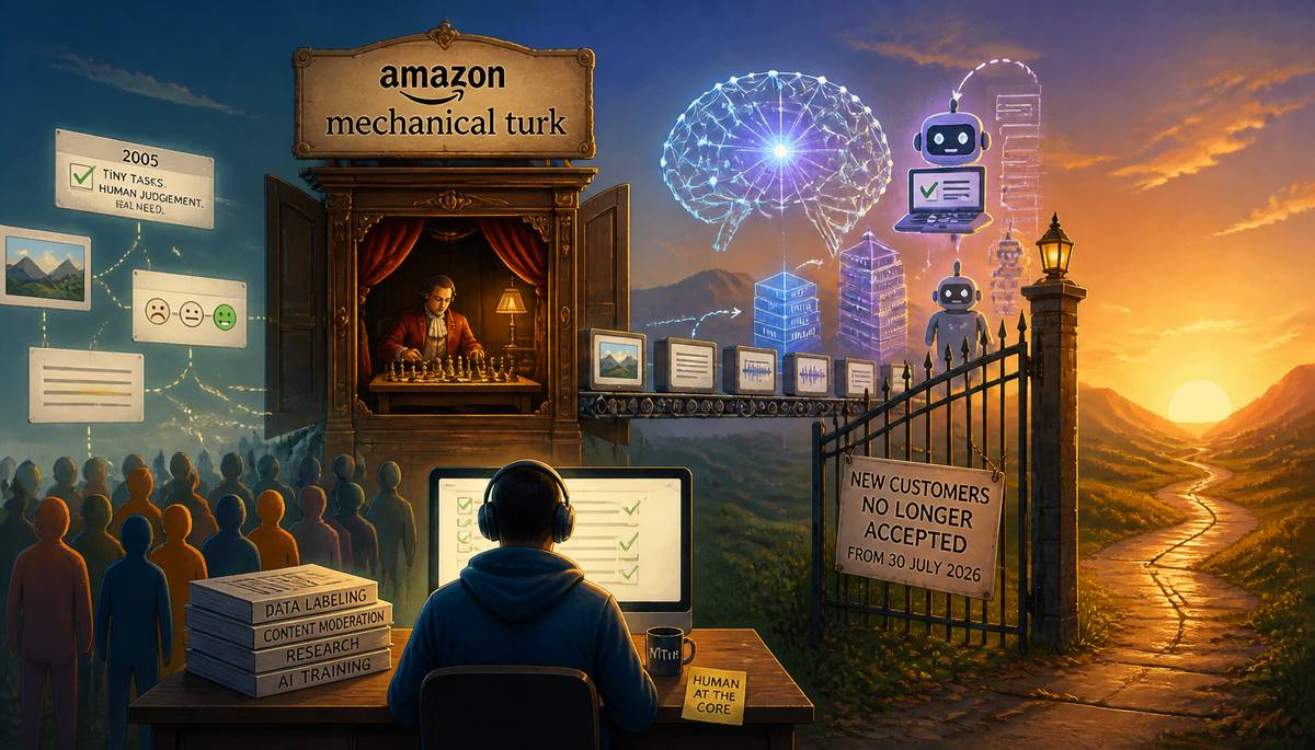 When Everyone Started Using AI, Mechanical Turk Lost Its Reason To Exist