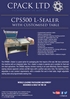 CPS500 L-Sealer with table