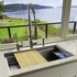 Custom Eclipse Dual-Tier Farmhouse Sink - Stainless Steel