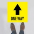 One Way Floor Stickers