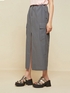 Summum Dress Scarf Print Black