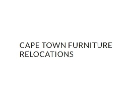 https://capetownfurnituremovers.co.za/ website