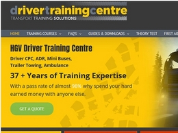 https://drivertrainingcentre.co.uk/ website