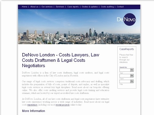 https://www.denovolegalservices.co.uk/ website
