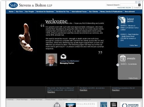 https://www.stevens-bolton.com/ website