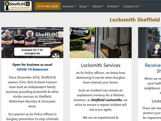 https://shefflock.co.uk/ website