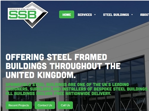 https://www.springfieldsteelbuildings.com/ website