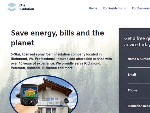 https://www.rvainsulation.com/ website