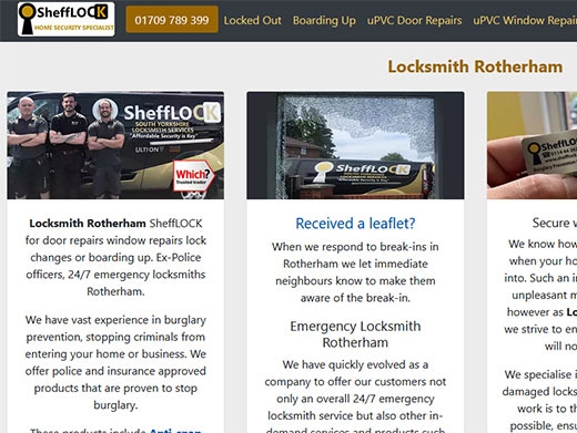 https://shefflock.co.uk/ website