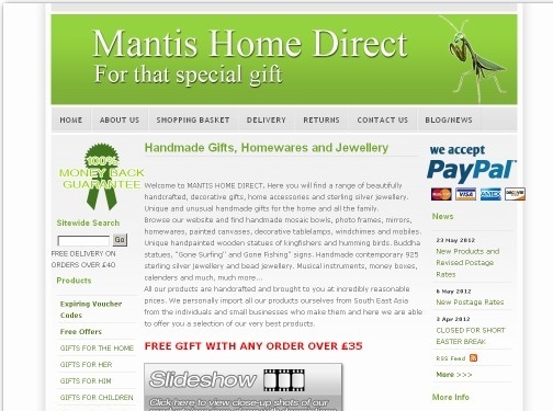 http://www.mantishomedirect.co.uk/ website