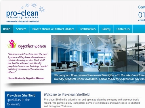 https://www.procleansheffield.co.uk/ website