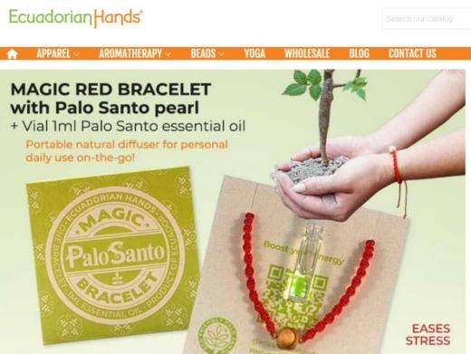 https://ecuadorianhands.com/en/palo-santo-wholesale-155 website