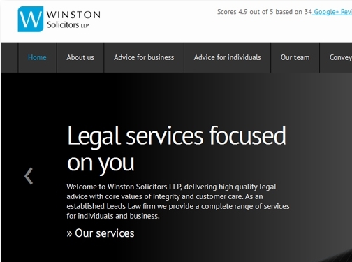 https://www.winstonsolicitors.co.uk/ website