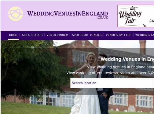 https://www.weddingvenuesinengland.co.uk/ website