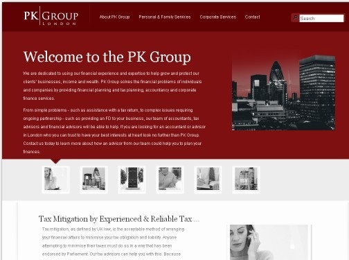 https://www.pkgroup.co.uk/ website