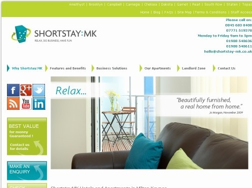 https://www.shortstay-mk.co.uk/ website