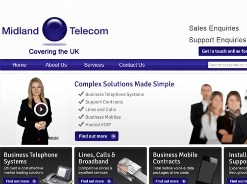 https://www.midlandtelecom.co.uk/ website