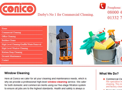 https://www.conicocleaning.co.uk/ website