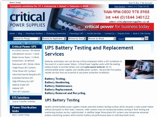 https://www.criticalpowersupplies.co.uk/ website