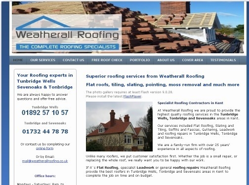 https://www.weatherallroofing.co.uk/ website